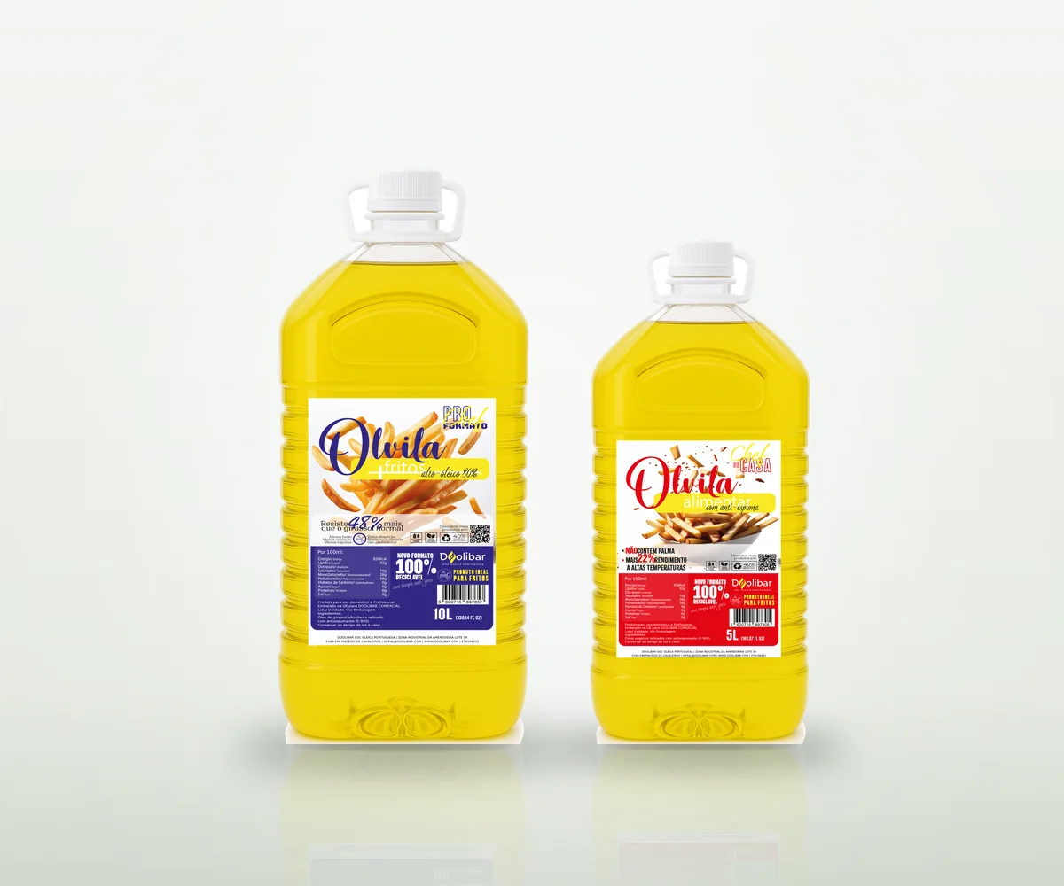 Garrafões de óleo alimentar Olvila